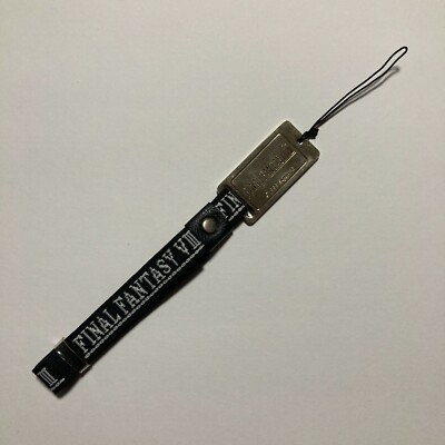 1999年ファイナルファンタジーVlllストラップ Final Fantasy VIII 8 Metal Logo Strap (1999) Brand New