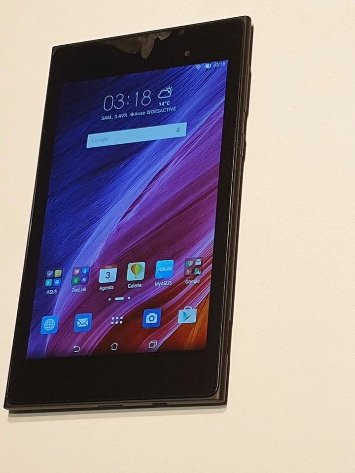 Tableta Asus Memo Pad 7 ME572CL K00R 16 GB - Buen Estado - Falta Cajón SD - Imagen 3 de 4