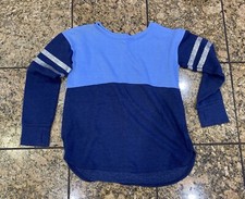 Pre Owned Girl  s So White/Grey Sparkling Crewneck Sweatshirt Size 16