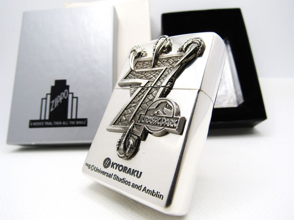 Jurassic Park 7 Claw Metal ZIPPO 2002 MIB Rare | eBay Jurassic Park 7 Claw Metal ZIPPO 2002 MIB Rare | eBay