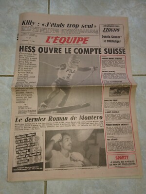 JOURNAL L'EQUIPE vom 31. JANUAR und 1. FEBRUAR 1987 