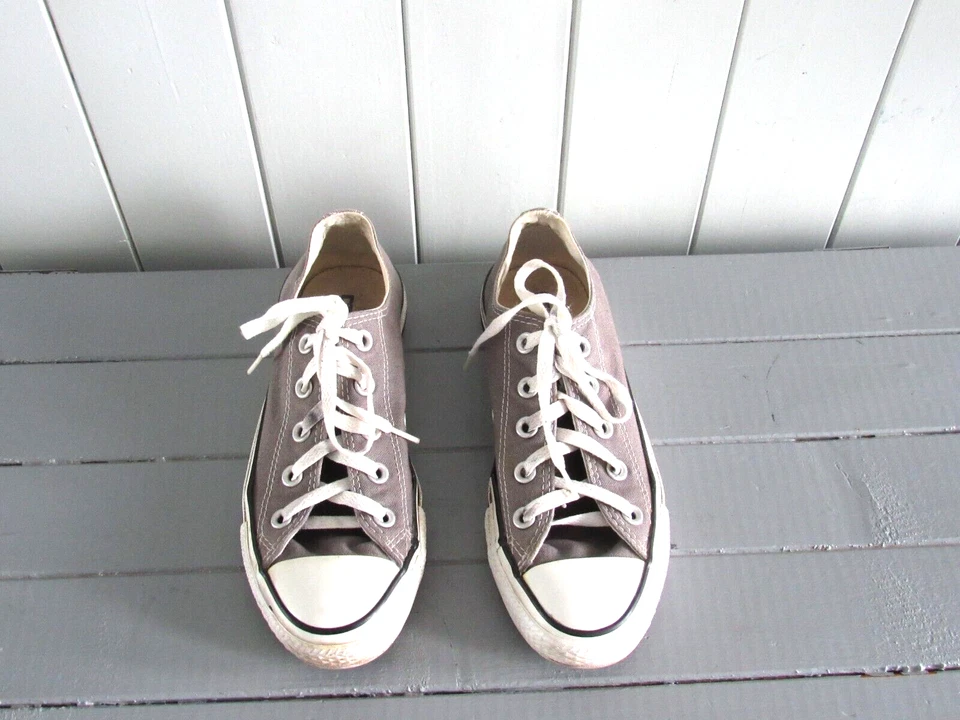 CONVERSE, BASKETS BASSES EN TOILE GRISE P 36.5 - Photo 2/4