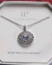 BP NECKLACE RBP4368 A Mirrored Gaze Aquamarin...