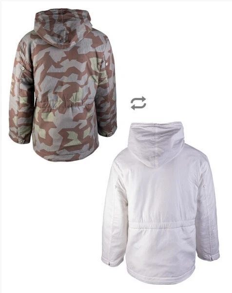 Deutsche Wehrmacht Wh Wk2 Winter Wendejacke Splinter Schneetarn Repro 50-52 - Bild 3 von 3