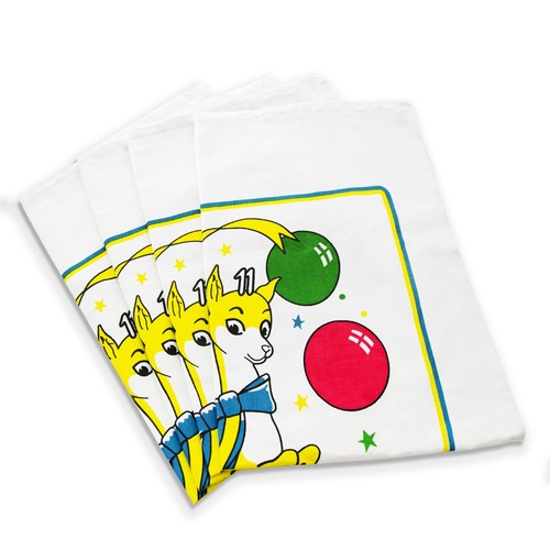 Aztex Plain Cotton Tea Towels, 100% Cotton, Pack of 6, 170gsm, White, Kitchen - Afbeelding 5 van 14