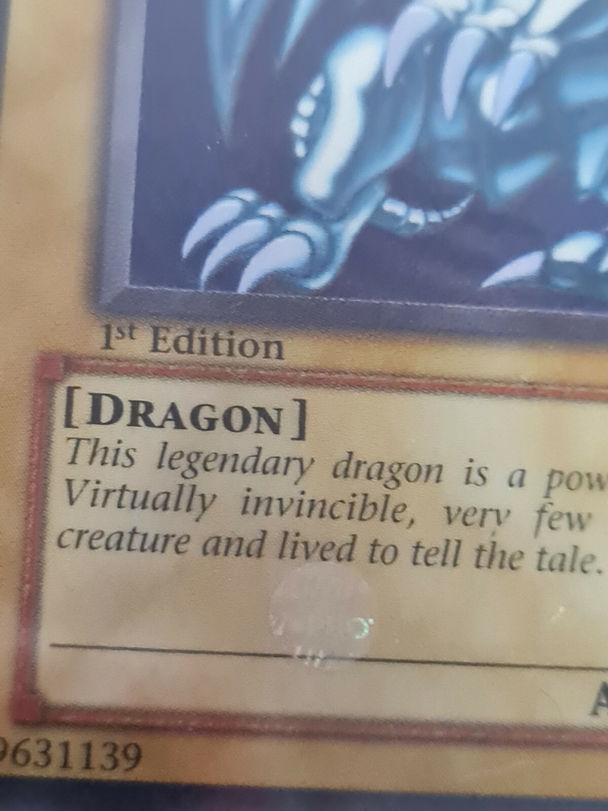 Blue Eyes White Dragon First Edition 1st Ultra Rare SDKE001 Original