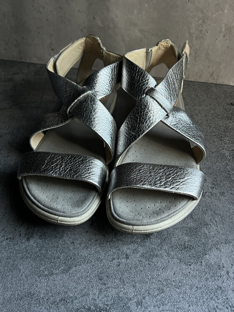 Casual Sandals Ecco Silver Sandals Ecco Cruise II Trekking Offroad
