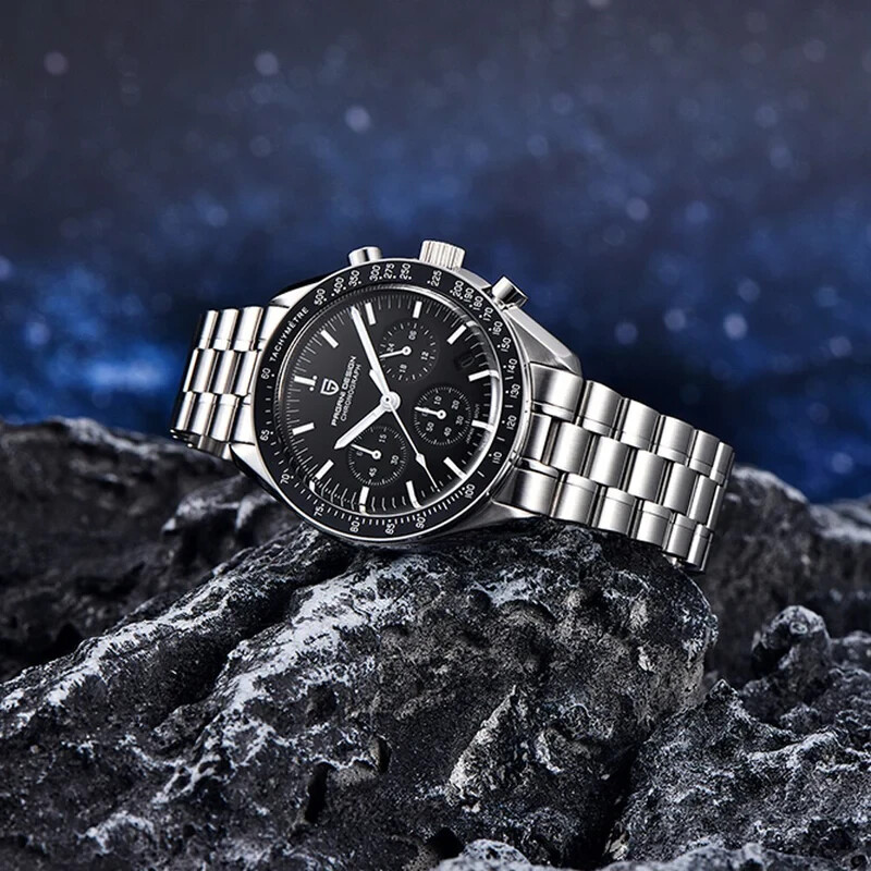Pagani Design クロノグラフ ブラック PD-1701 Pagani Design PD-1701 | Seiko VK63 | Sapphire Crystal