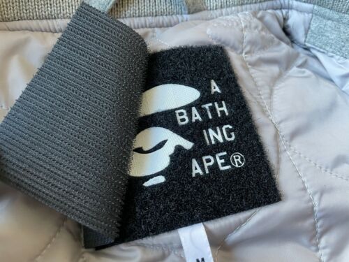 A BATHING APE Bape Gore windstopeer Vintage Stadium Jumper James Unkle - Picture 11 of 12