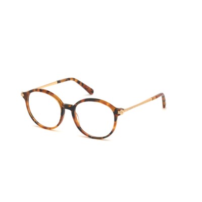 Swarovski SK5315 056 Tortoise Plastic Round Optical Eyeglasses Frame 51-17-140