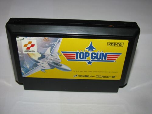 Top Gun Famicom NES Japan import boxed +manual chara card US Seller - Picture 3 of 12