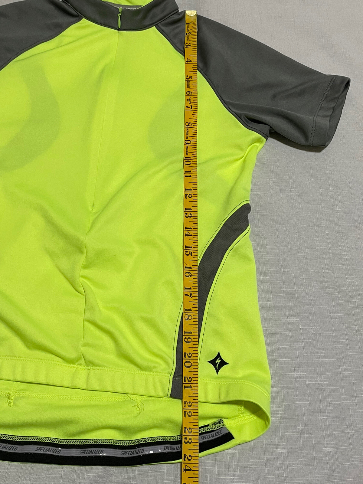 Specialized Hi Vis Yellow Cycling Jersey Women Size Medium 3/4 Zip eBay