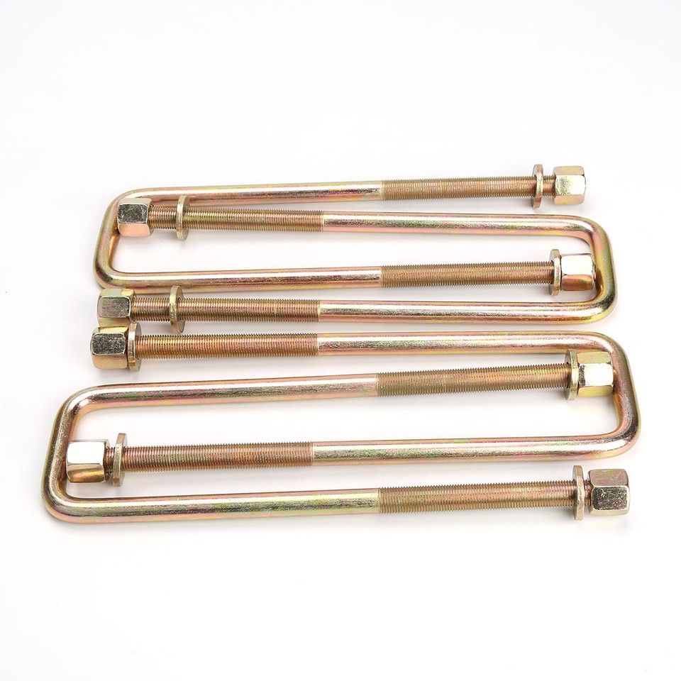 10.5 Square U Bolts Extra Long 2.5 Wide 9/16 Ubolt W Hardware FREE SHIPPING - Foto 10