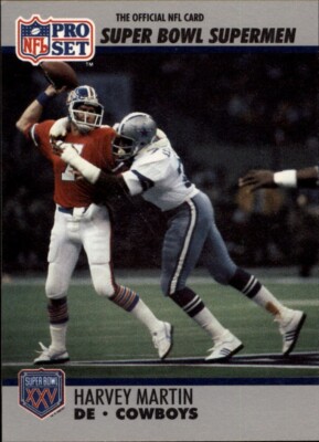 90s NFL スーパーボウル　チャンピオンズ USA製 1992 1990 Pro Set Football Super Bowl 160 #79 Harvey Martin - Dallas