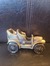 Vintage Banthrico Car 1906 Oldsmobile Coin Bank Bronze Bank of Tazewell Co. USA