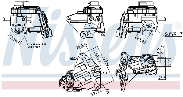 98348 NISSENS EGR Valve for AUDI,SEAT,SKODA,VW