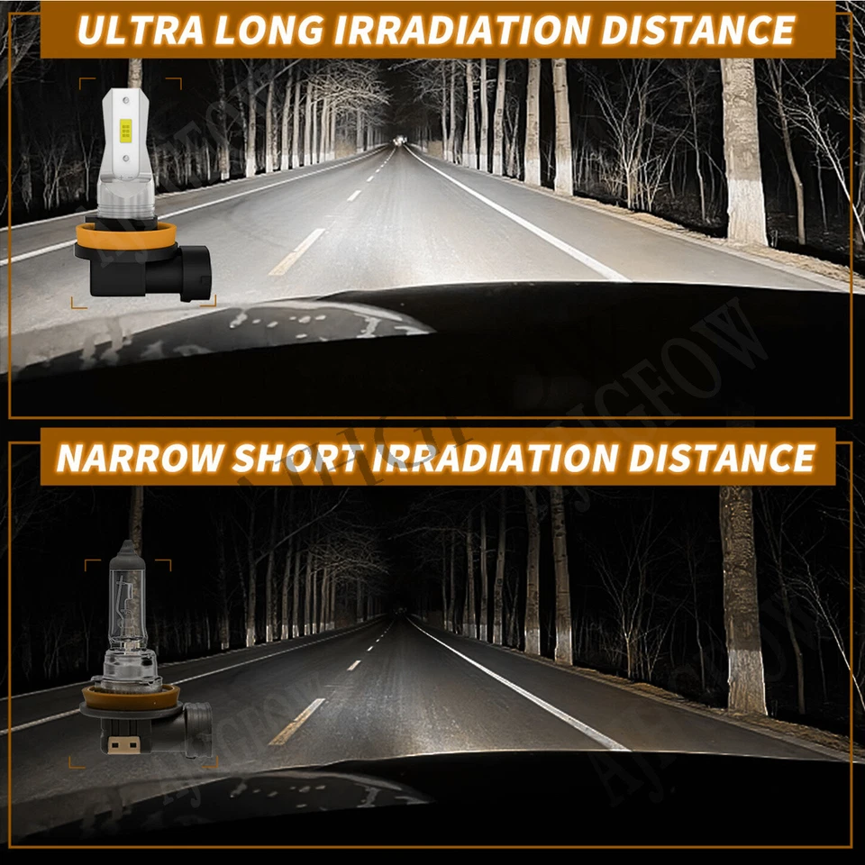 Combo de 4 bombillas LED de haz alto y bajo para Chevrolet Uplander 2005-2009 Foto 3 de 4