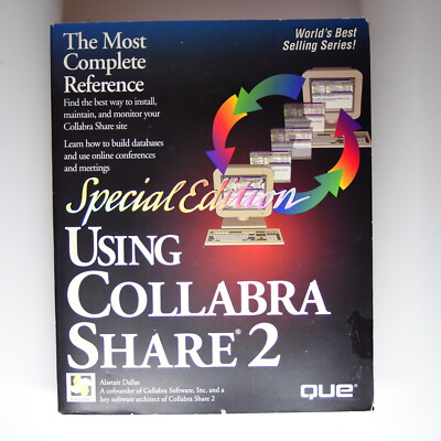 Using Collabra Share 2 1995 Trade Paperback Que Corp First Edition