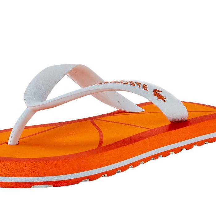 Lacoste Orange Nosara Flipflops BNWT UK12 EU30.5 Infant Baby Boys Girls RRP £18 image 10