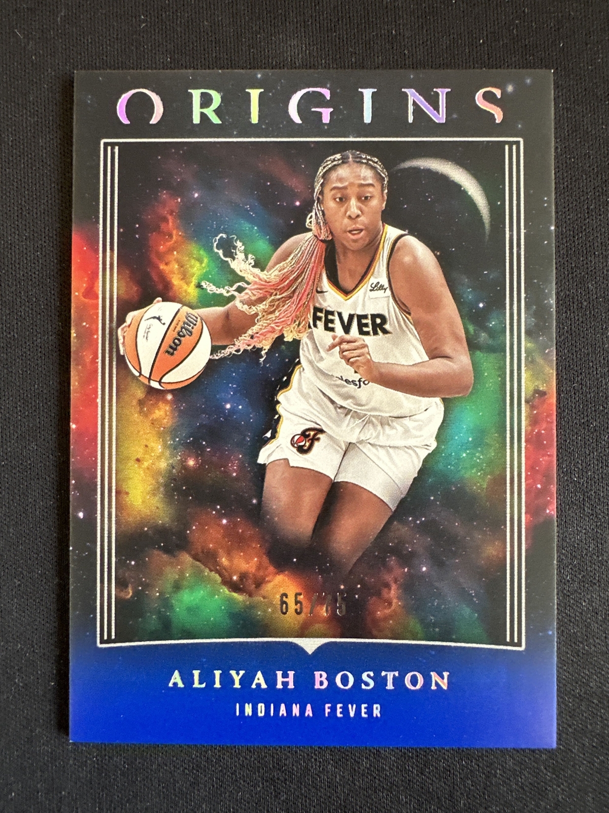 2024 Panini WNBA Origins Basketball Aliyah Boston Blue Prizm /75 #83