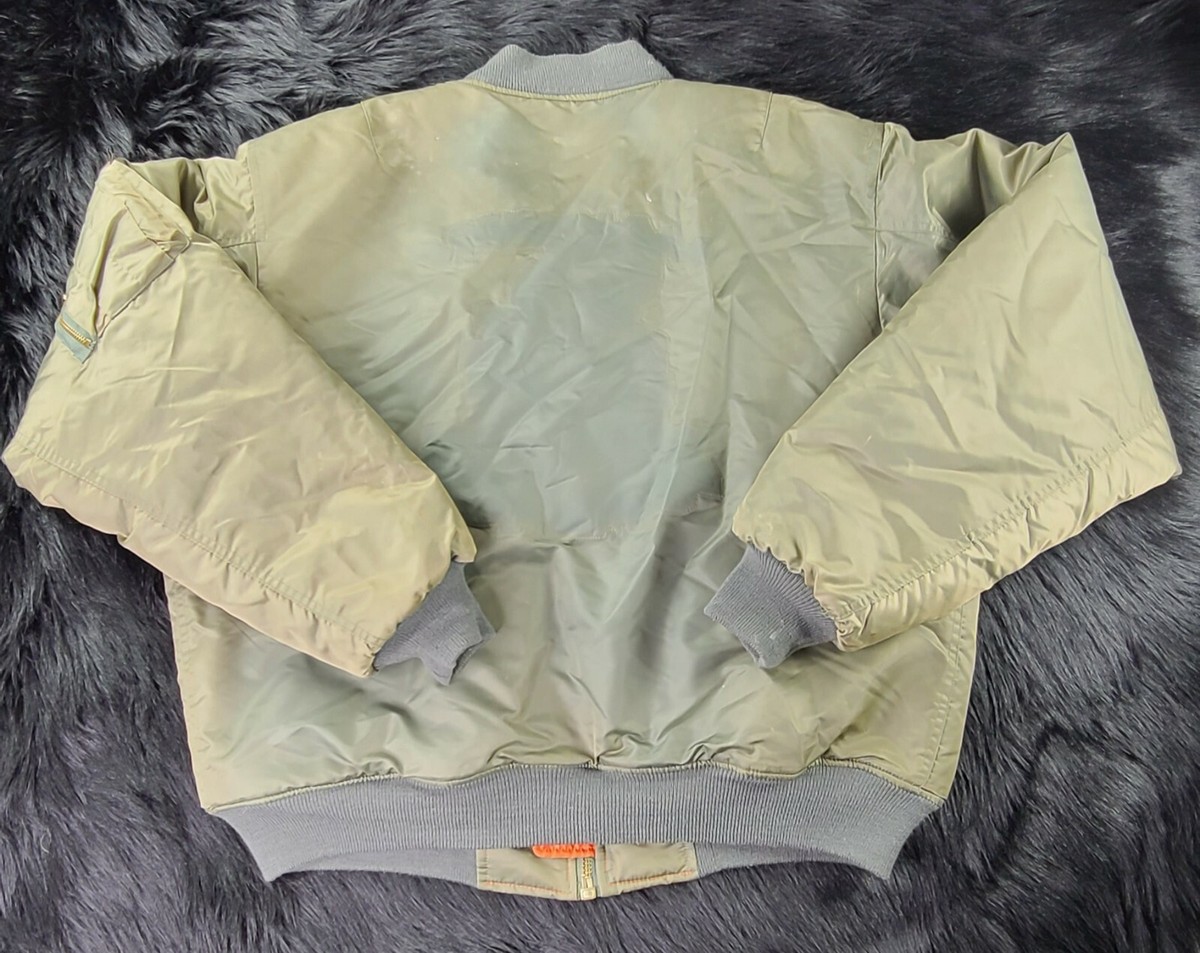 Vintage 60s MA-1 Flight Jacket Skyline Vietnam Era USAF Military