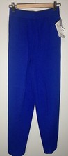 St. John Separates Santana Knit Pants Deep Iris Blue Size 6 Vintage Classic NWT