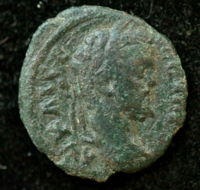 RARE!! Septimius Severus REV. TYCHE  ROMAN PROVINCIAL COIN - VF CONDITION Ӕ15mm 