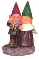 Solar Powered Nomes Holding Hearts And Flower Solar Light on sale Solar Powered Nomes Holding Hearts And Flower Solar Light on sale