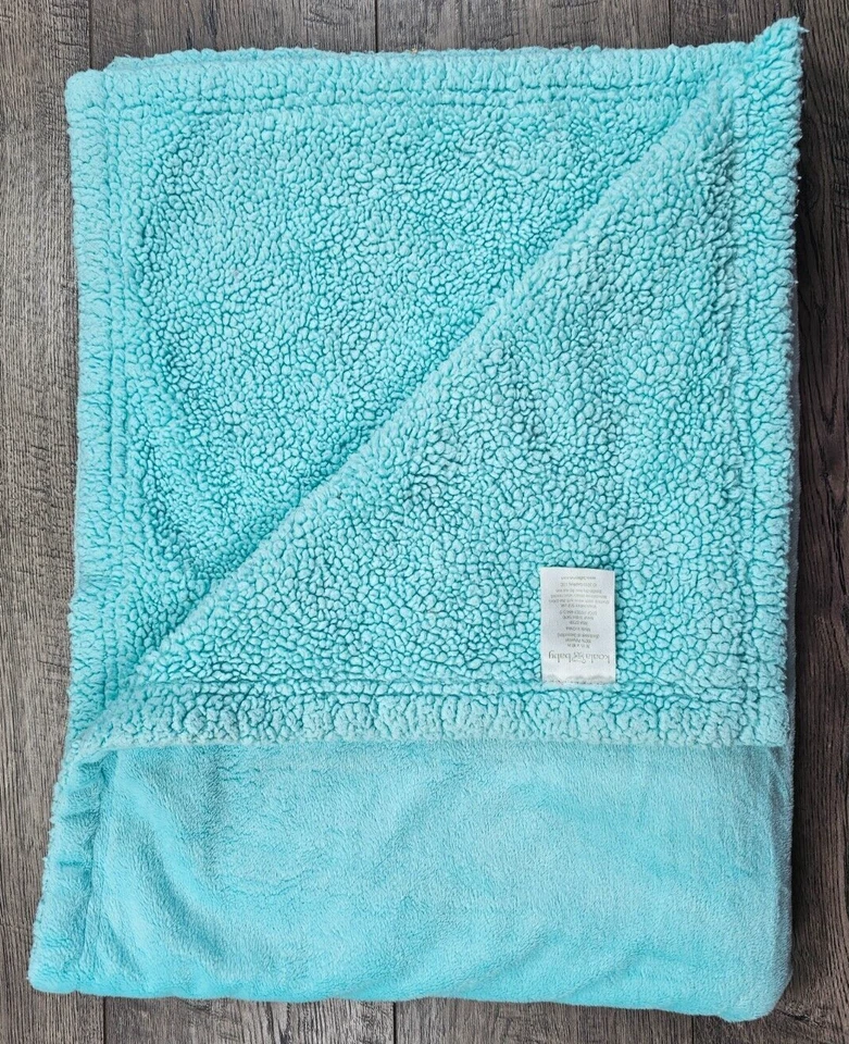 Bebé Niña Koala Bebé Azul Little Birdies Sherpa Minky Manta Bebé Foto 4 de 4