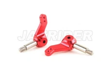Jazrider Aluminum Front Upright (Red)For Tamiya RC Grasshopper/58643/58416/58346