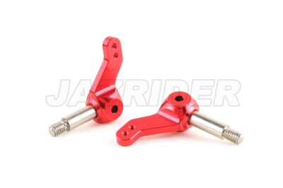 Jazrider Aluminum Front Upright (Red)For Tamiya RC Grasshopper