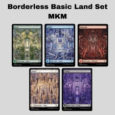Full Set of Full Art Lands Murders At Karlov Manor MKM