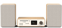 PURE CLASSIC STEREO COTTON WHITE/OAK INTERNET DAB FM CD BLUETOOTH SPOTIFY