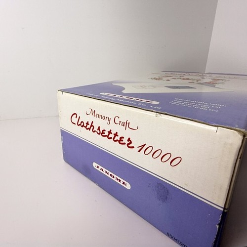 Janome Clothsetter 10000 for Embroidery Machines~Hoops A, B, C~Instructions/Box - Picture 4 of 10