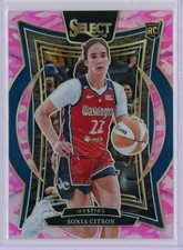 2025 Panini Select WNBA Sonia Citron Pink Camo /175 Concourse RC Mystics #83