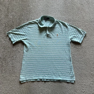 POLO RALPH LAUREN Herren Polohemd Poloshirt Gr L Polo T Shirt Logo 32120 Türkis - Bild 1 von 4