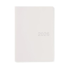 MUJI Monthly Planner, Monday Start, December 2025, A5 White Gray, 84854309