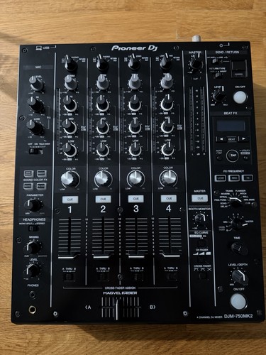 Pioneer DJM-750MK2 4-Channel DJ Mixer With Effects