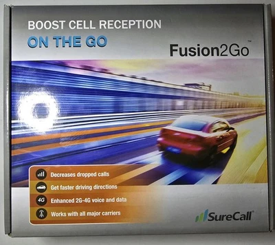 SureCall Fusion2Go Cell Phone Signal Booster. 2G,3G,4G. Brand New, Unopened. - Image 1 of 4
