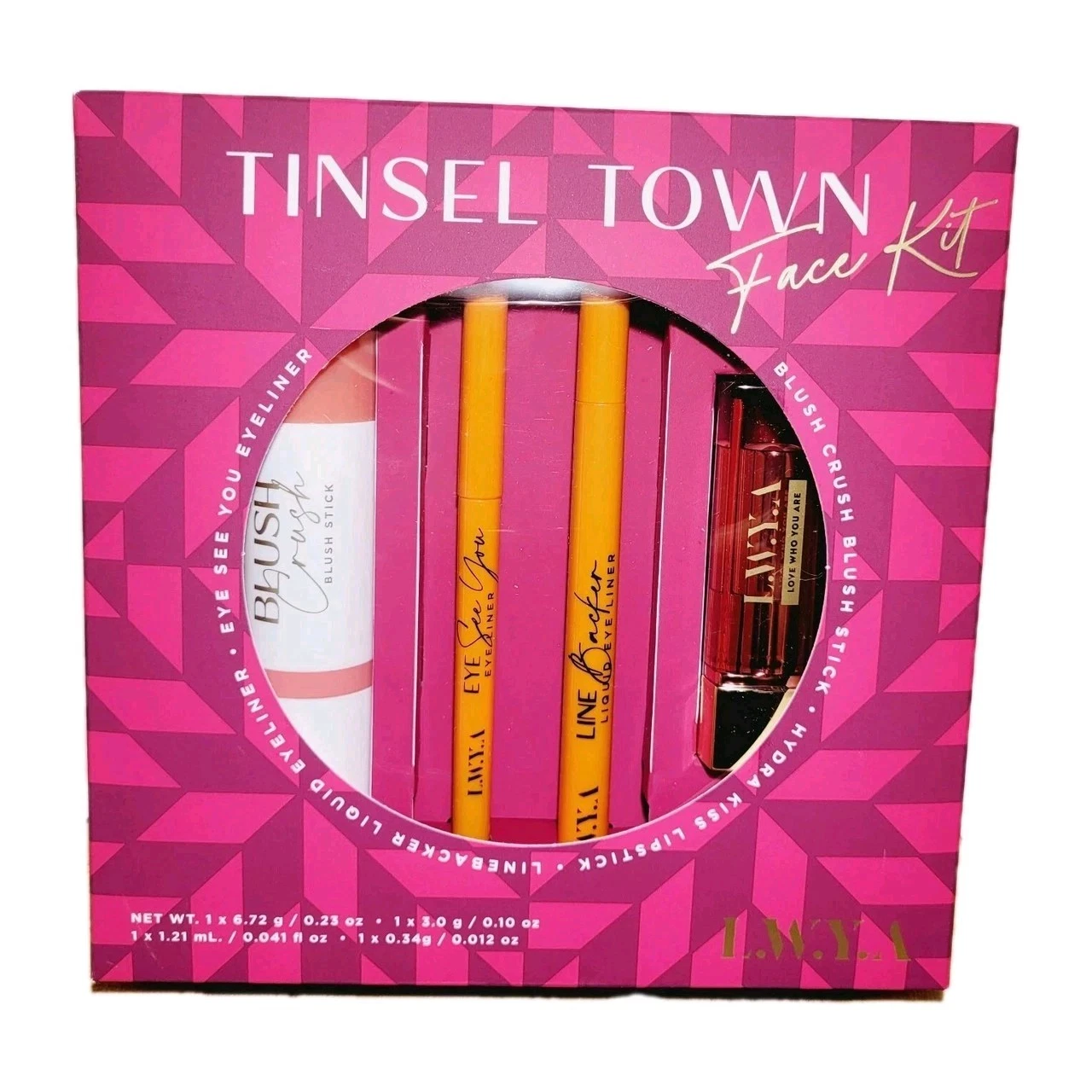 LWYA by Kim Gravel TINSEL TOWN Face Kit 4-pc LIMITED EDITION Gift Set (Spice)