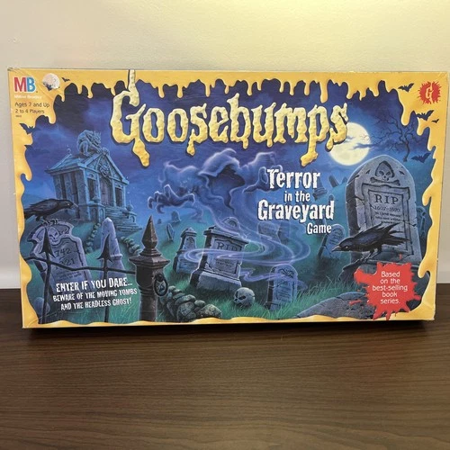 Vintage 1995 Goosebumps Terror in the Graveyard Game Milton Bradley Complete