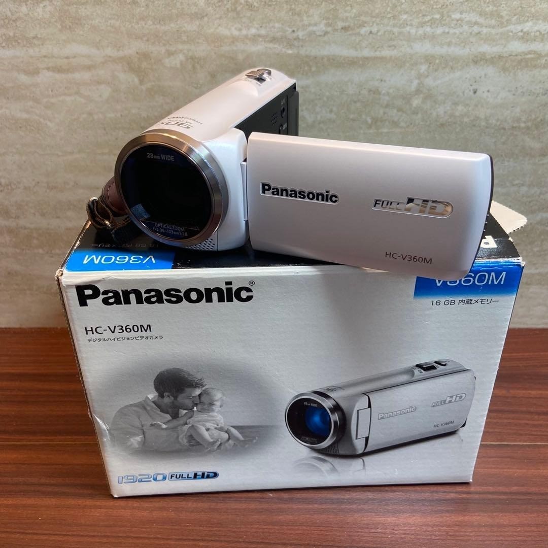 カメラ Panasonic HC-V360M ホワイト