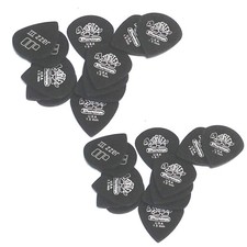 Dunlop Guitar Picks 24 Picks Tortex Pitch Black Jazz 1.50mm 482P1.50
