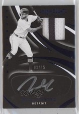 2020 Panini Immaculate Monochrome Relics Blue 3/25 Willi Castro #MC-WC Auto 2x4