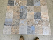 TILES JOBLOT 21: Patterned Patchwork Multicoloured Non-slip Porcelain Tiles 20m2