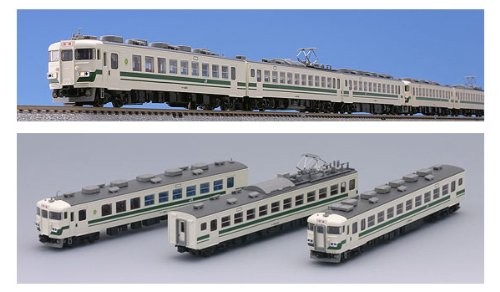 TOMIX N Gauge 455 Series Tohoku Color Conjunto Básico 3 vagones B 92364 Modelo Tren Japón | Condition: Used