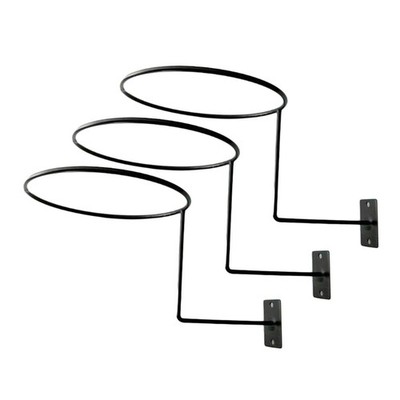 3er Pack Helmständer, Helmhalterung, Helmhaken zur Wandmontage, Helmhaken für