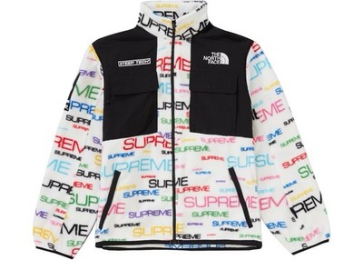 SUPREME x The North Face Steep Tech Fleece Jacket White Size Extra Large FW21 XL