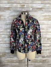 Ralph Lauren LRL Women's Floral Track Style Full Zip Jacket Size Small