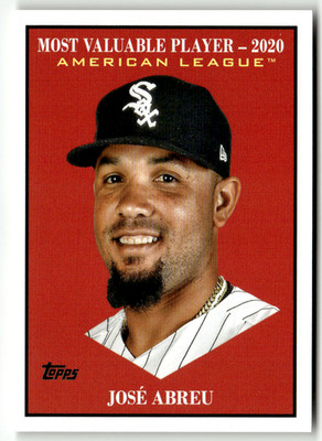 2025 Topps Holiday MLB No. MV-6 Jose Abreu Most Valuable Player